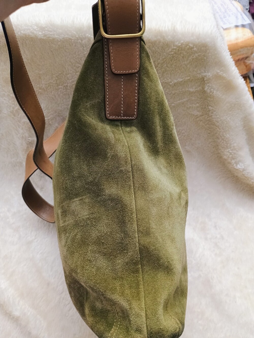 Vintage Coach Large Suede Ergo Hobo Shoulder BagStyle No. 9324 - Picture 3 of 13